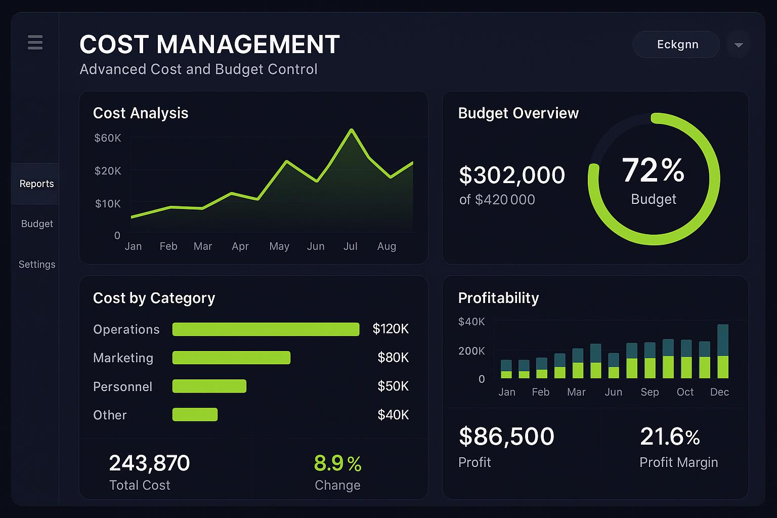 Modul Gestionarea Costurilor